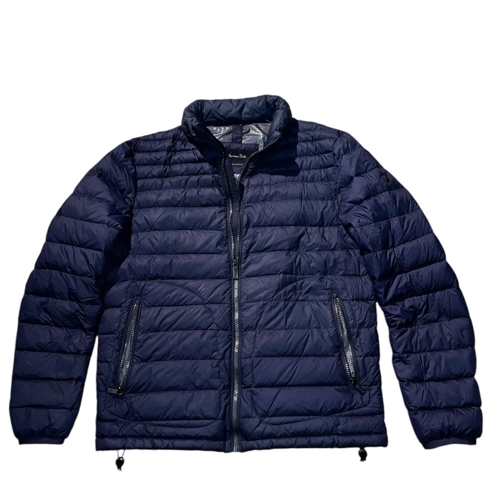 Massimo Dutti blue light weight down jacket very good condition
